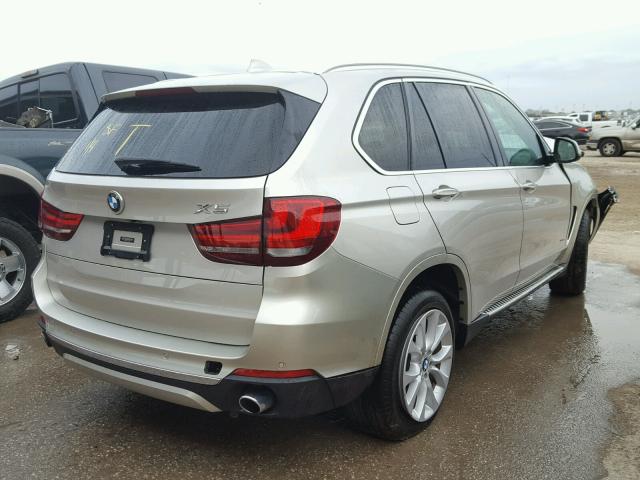 5UXKR0C50E0H22437 - 2014 BMW X5 XDRIVE3 SILVER photo 4