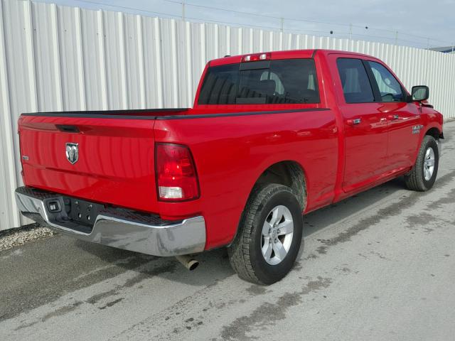 1C6RR6TT9HS597968 - 2017 RAM 1500 SLT RED photo 4