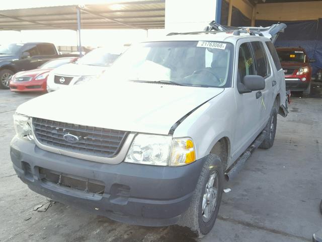 1FMZU73K34UA63802 - 2004 FORD EXPLORER X SILVER photo 2