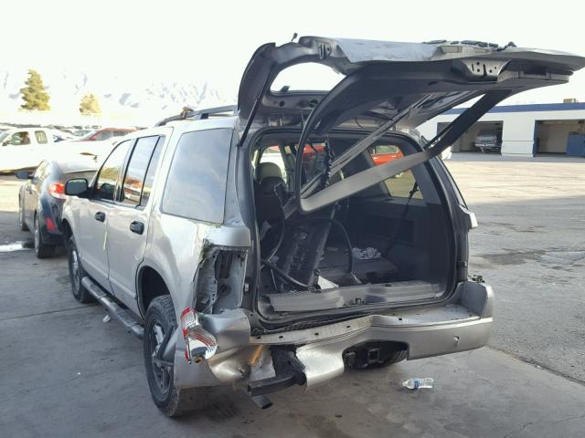 1FMZU73K34UA63802 - 2004 FORD EXPLORER X SILVER photo 3