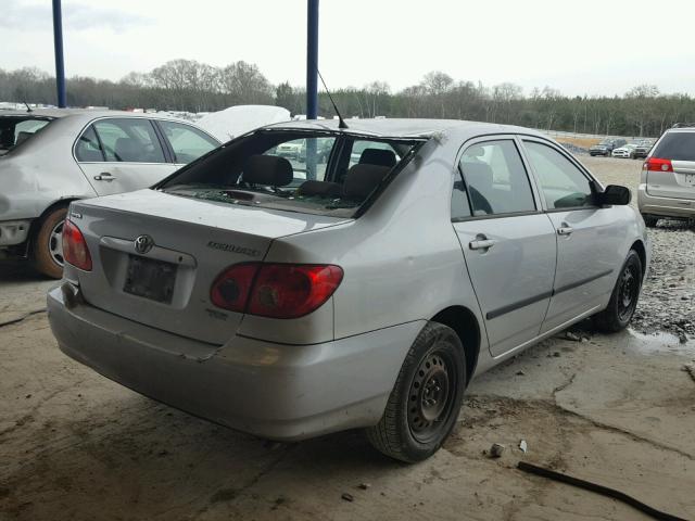 1NXBR32E68Z981508 - 2008 TOYOTA COROLLA CE GRAY photo 4