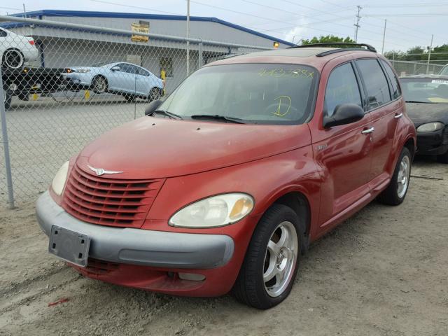 3C8FY4BB11T293368 - 2001 CHRYSLER PT CRUISER BURGUNDY photo 2