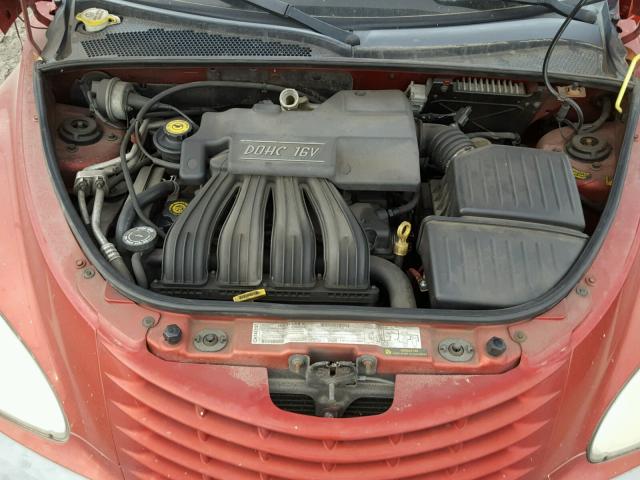 3C8FY4BB11T293368 - 2001 CHRYSLER PT CRUISER BURGUNDY photo 7