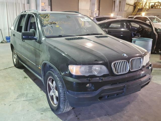 5UXFB33583LH40316 - 2003 BMW X5 4.4I BLACK photo 1