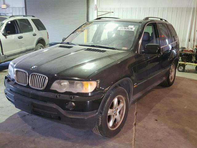 5UXFB33583LH40316 - 2003 BMW X5 4.4I BLACK photo 2