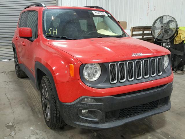 ZACCJABT2FPC18645 - 2015 JEEP RENEGADE L RED photo 1