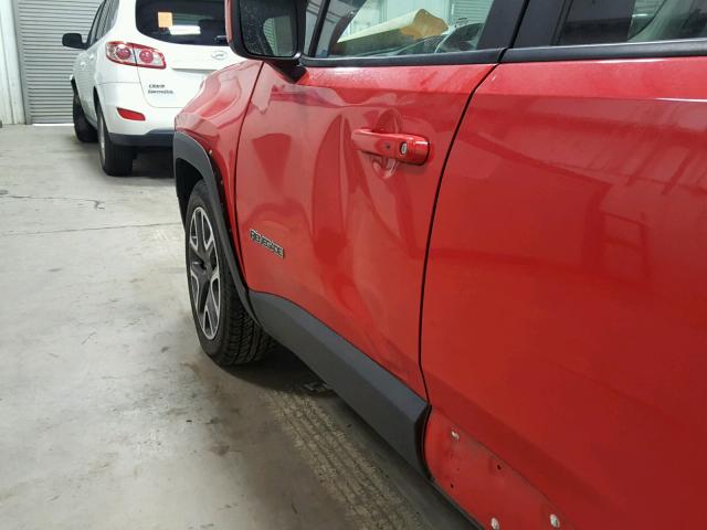 ZACCJABT2FPC18645 - 2015 JEEP RENEGADE L RED photo 9