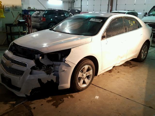 1G11B5SA2DF235707 - 2013 CHEVROLET MALIBU LS WHITE photo 2