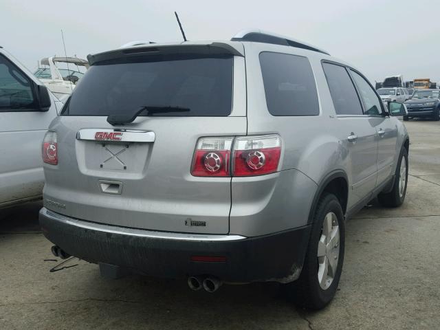 1GKER23728J294883 - 2008 GMC ACADIA SLT SILVER photo 4