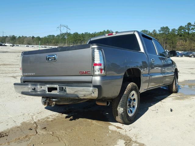 2GTEC13V371133988 - 2007 GMC NEW SIERRA GRAY photo 4