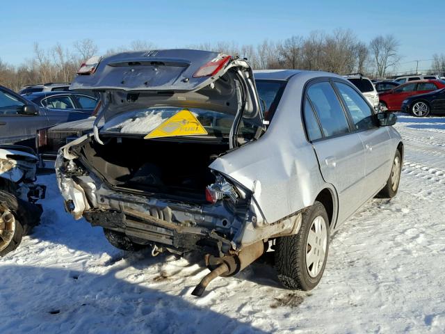 2HGES16583H598638 - 2003 HONDA CIVIC LX SILVER photo 4