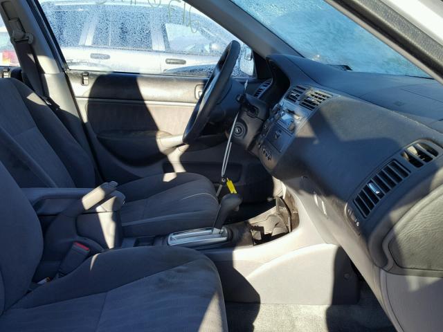 2HGES16583H598638 - 2003 HONDA CIVIC LX SILVER photo 5