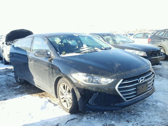 5NPD84LF9HH181843 - 2017 HYUNDAI ELANTRA SE BLACK photo 1