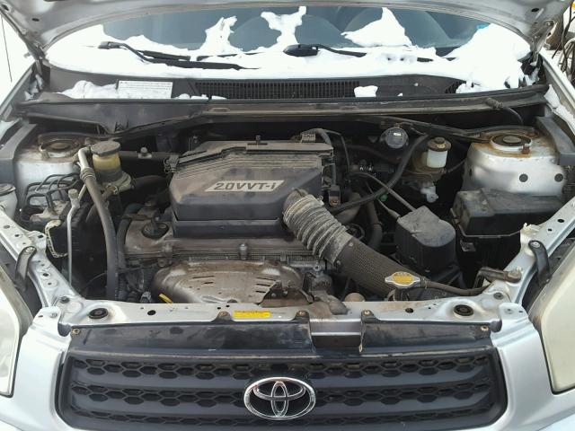 JTEHH20V636074331 - 2003 TOYOTA RAV4 SILVER photo 7