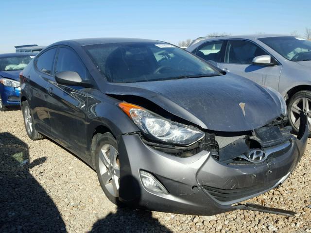 5NPDH4AE3CH080168 - 2012 HYUNDAI ELANTRA GL GRAY photo 1