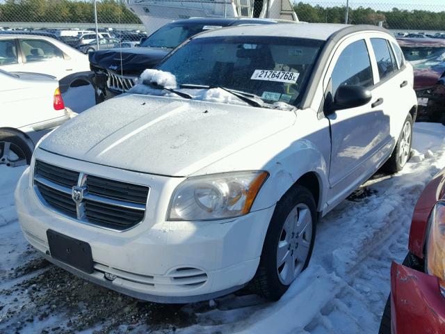 1B3HB48B37D113911 - 2007 DODGE CALIBER SX WHITE photo 2