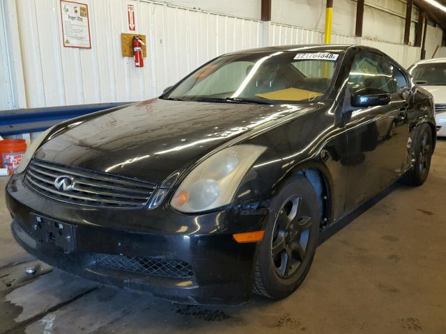 JNKCV54E84M810054 - 2004 INFINITI G35 BLACK photo 2