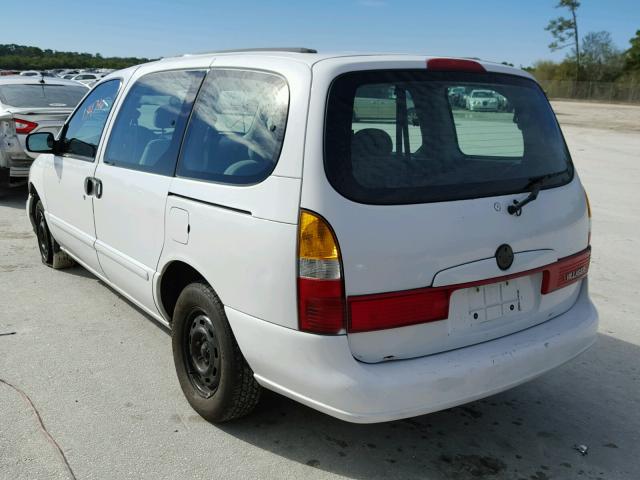 4M2ZV11T82DJ15281 - 2002 MERCURY VILLAGER WHITE photo 3