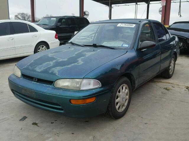 1Y1SK528XTZ008010 - 1996 GEO PRIZM LSI GREEN photo 2