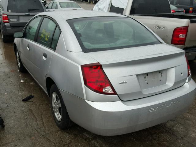 1G8AG52F55Z157566 - 2005 SATURN ION LEVEL SILVER photo 3