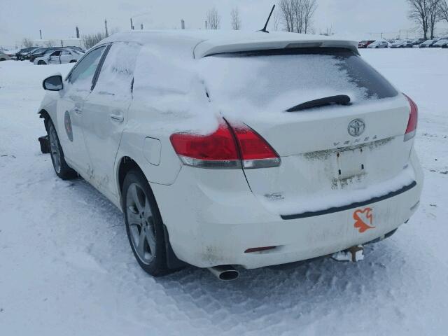 4T3BK11AX9U023309 - 2009 TOYOTA VENZA BASE 白色 照片 3