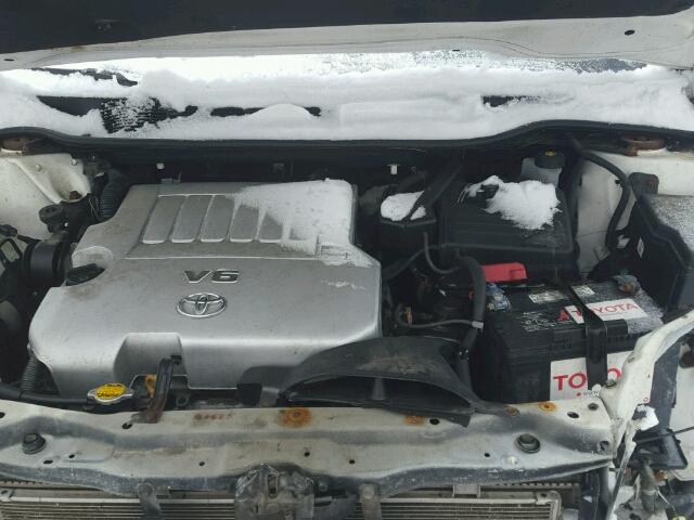 4T3BK11AX9U023309 - 2009 TOYOTA VENZA BASE WHITE photo 7