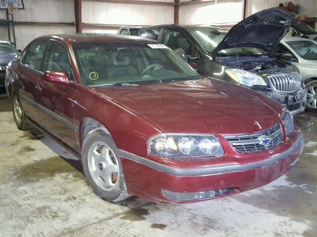 2G1WH55K319212062 - 2001 CHEVROLET IMPALA LS MAROON photo 1