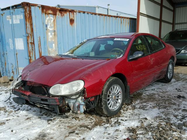 2C3HD36J9YH395249 - 2000 CHRYSLER CONCORDE L RED photo 2