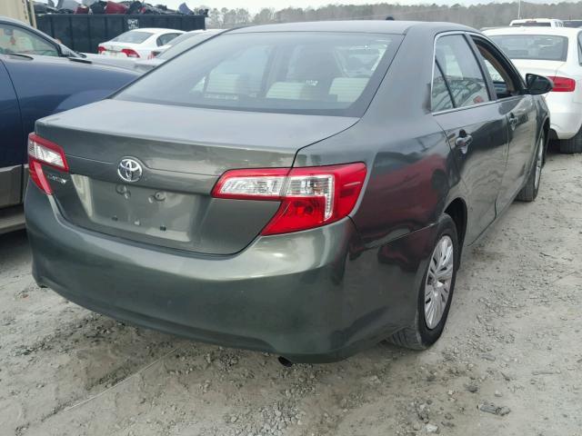 4T1BF1FK4CU593473 - 2012 TOYOTA CAMRY BASE GREEN photo 4