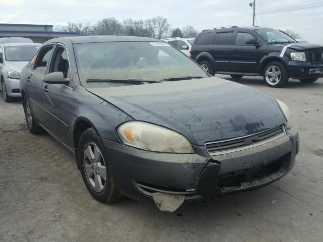 2G1WT58K769221588 - 2006 CHEVROLET IMPALA LT BLACK photo 1