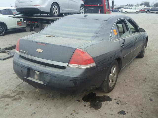 2G1WT58K769221588 - 2006 CHEVROLET IMPALA LT BLACK photo 4