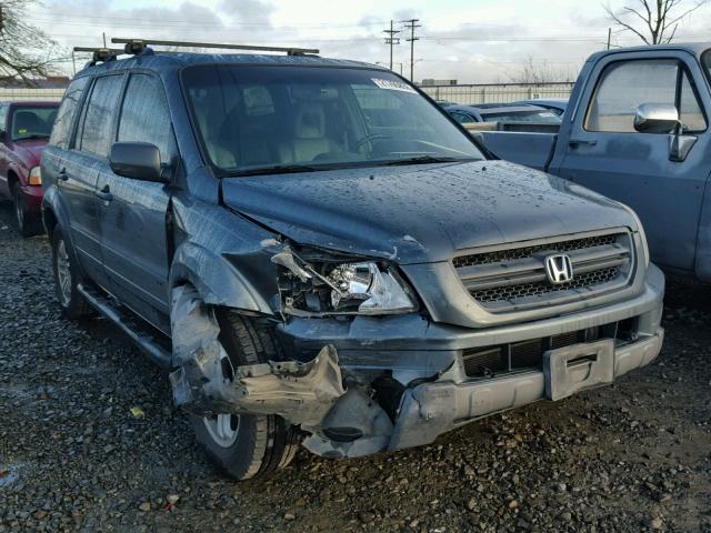 5FNYF18545B026519 - 2005 HONDA PILOT EXL GRAY photo 1