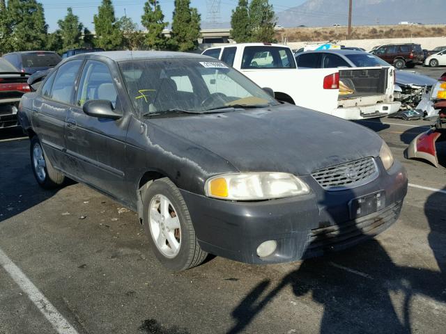 3N1CB51D62L675625 - 2002 NISSAN SENTRA XE BLACK photo 1