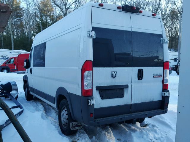 3C6TRVDG6FE507256 - 2015 RAM PROMASTER WHITE photo 3