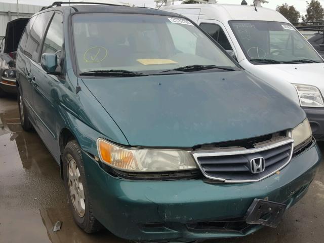 2HKRL18692H541289 - 2002 HONDA ODYSSEY EX GREEN photo 1