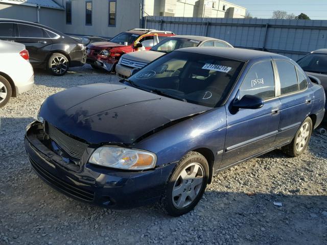 3N1CB51D56L561962 - 2006 NISSAN SENTRA 1.8 BLUE photo 2