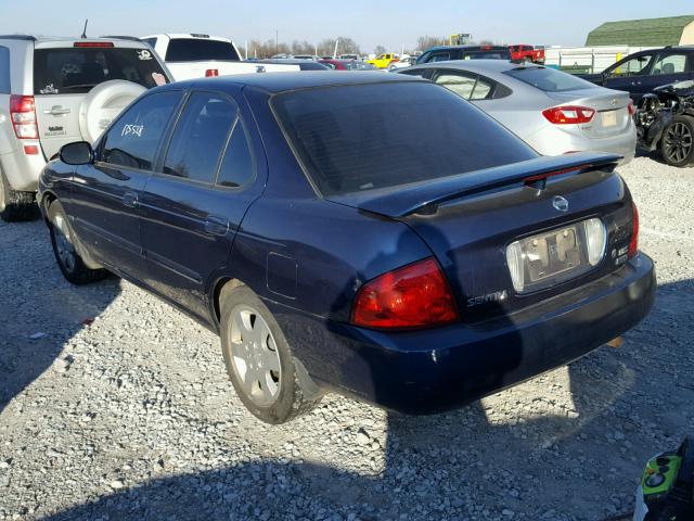 3N1CB51D56L561962 - 2006 NISSAN SENTRA 1.8 BLUE photo 3