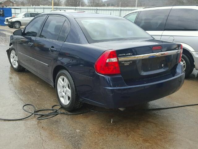 1G1ZT51846F204606 - 2006 CHEVROLET MALIBU LT BLACK photo 3