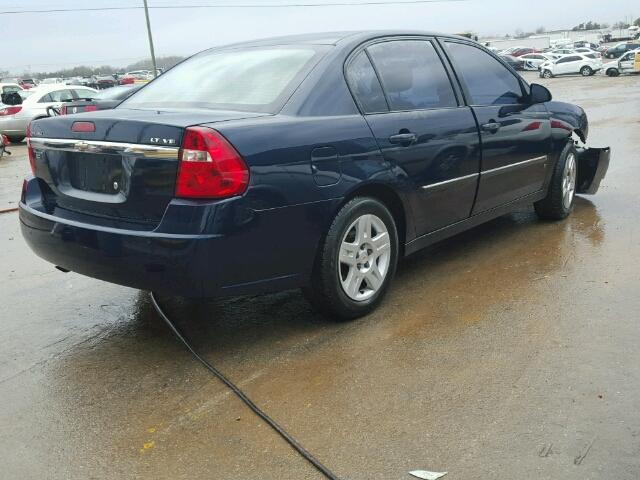 1G1ZT51846F204606 - 2006 CHEVROLET MALIBU LT BLACK photo 4