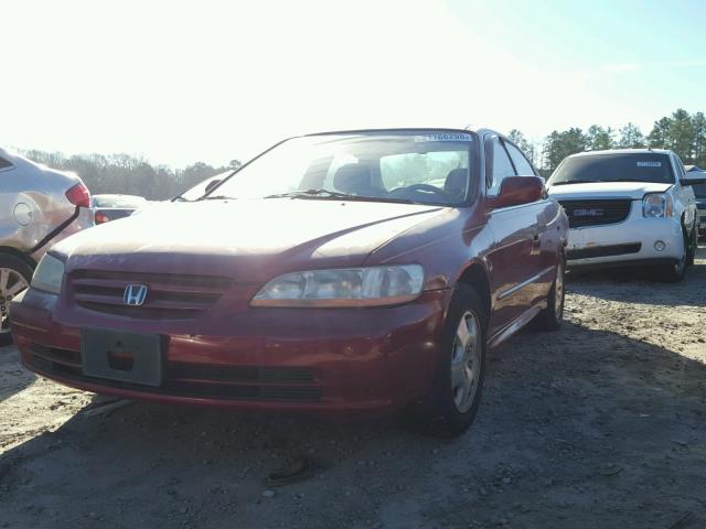 1HGCG16522A045215 - 2002 HONDA ACCORD EX RED photo 2