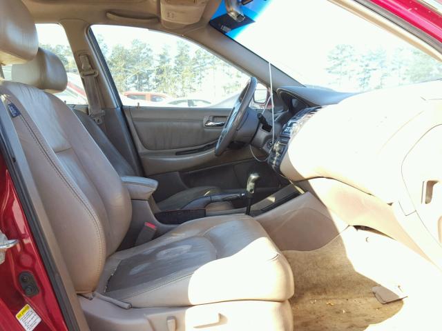 1HGCG16522A045215 - 2002 HONDA ACCORD EX RED photo 5