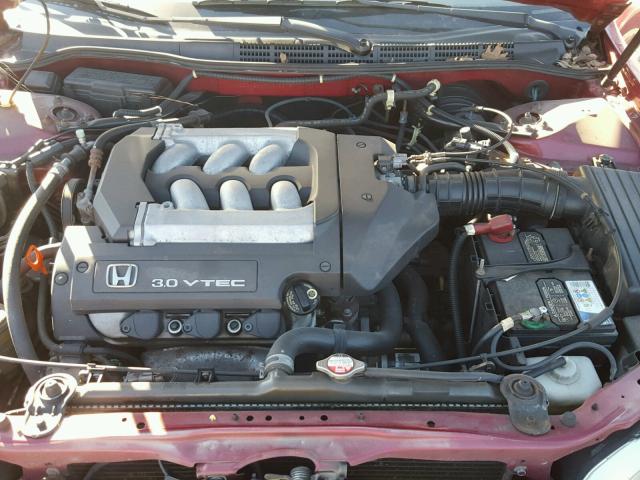 1HGCG16522A045215 - 2002 HONDA ACCORD EX RED photo 7