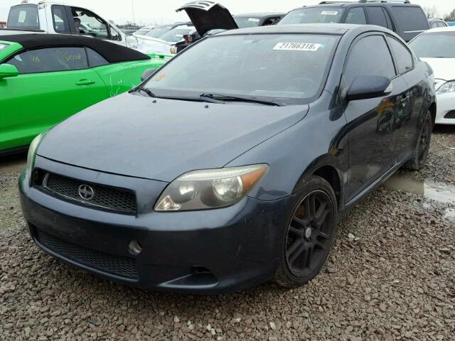 JTKDE177460063440 - 2006 TOYOTA SCION TC BLACK photo 2