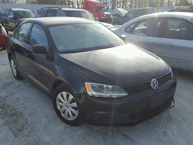 3VW2K7AJ6BM347297 - 2011 VOLKSWAGEN JETTA BASE BLACK photo 1