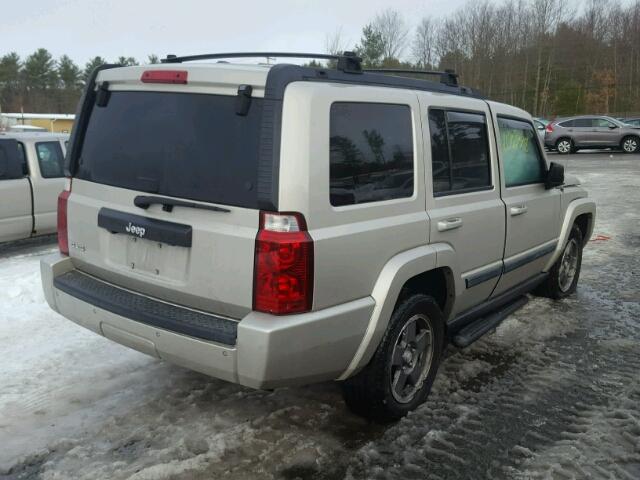 1J8HG48K78C108176 - 2008 JEEP COMMANDER GRAY photo 4