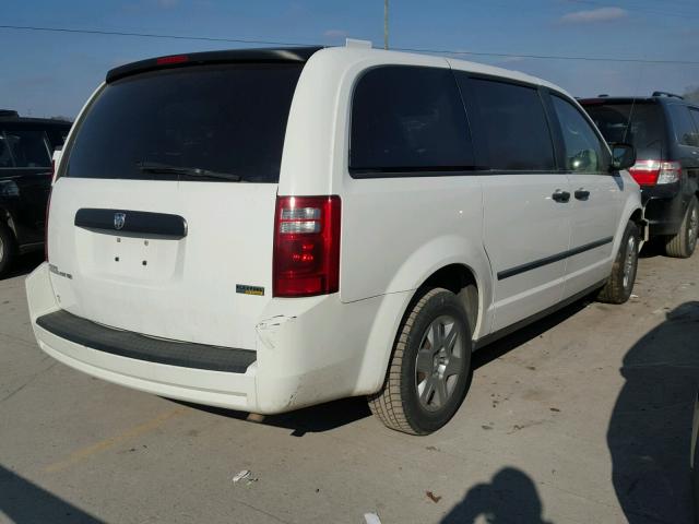 1D8HN44H08B131250 - 2008 DODGE GRAND CARA WHITE photo 4