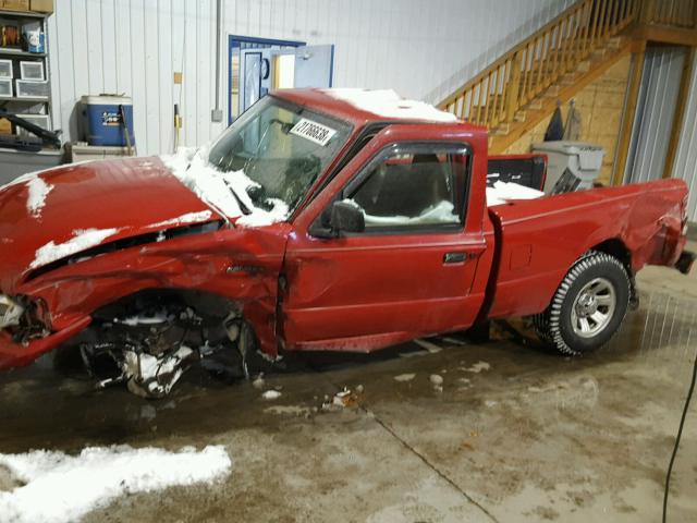 1FTYR10C0YTA56328 - 2000 FORD RANGER RED photo 9