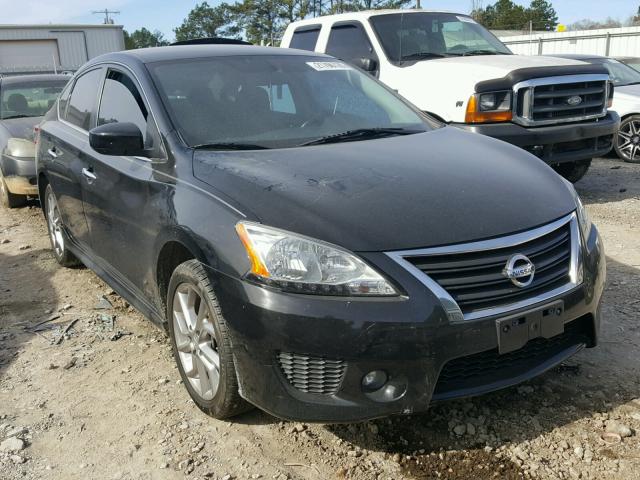 3N1AB7AP4DL642638 - 2013 NISSAN SENTRA S BLACK photo 1