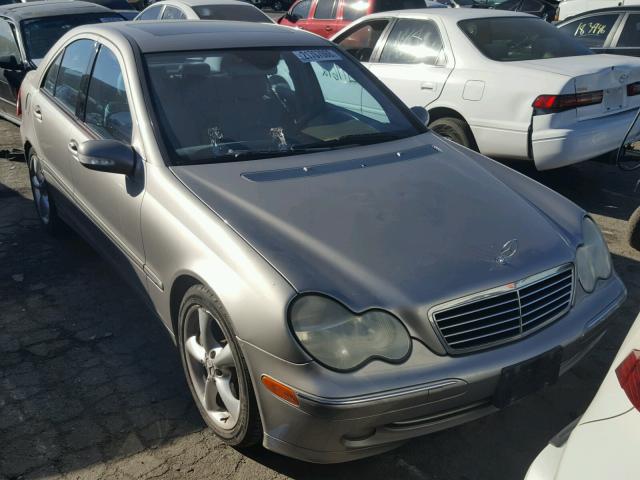 WDBRF40J04A640696 - 2004 MERCEDES-BENZ C 230K SPO SILVER photo 1