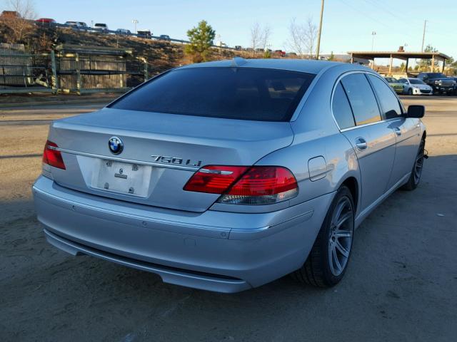 WBAHN83586DT32065 - 2006 BMW 750 LI SILVER photo 4